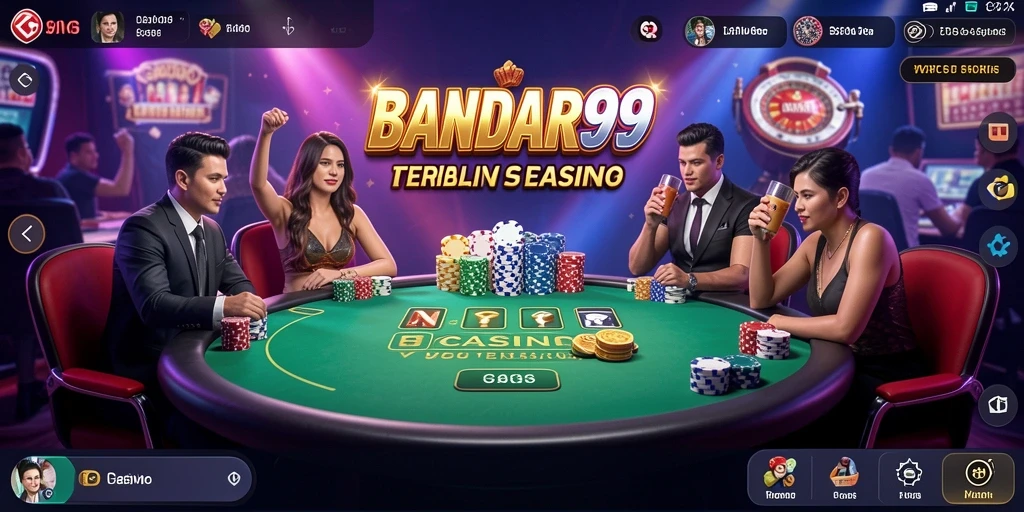 Tampilan antarmuka permainan Live Casino yang menarik dan interaktif.