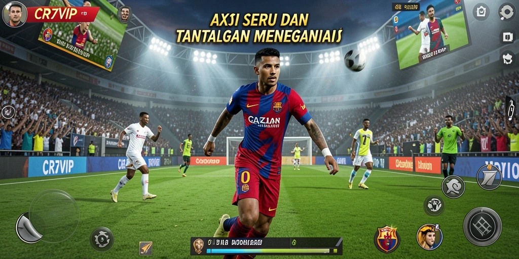 Tampilan seru gameplay CR7VIP dengan aksi menegangkan.