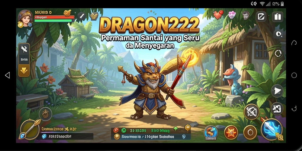 Tampilan gameplay menarik dari DRAGON222 dengan grafis cerah.