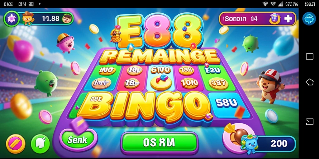 Screenshot gameplay E88 yang menunjukkan keseruan bermain Bingo.