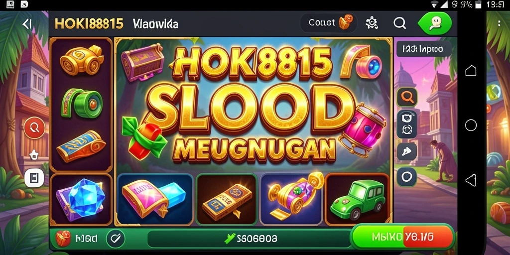 Screenshot gameplay HOKI8815 menampilkan keseruan dalam permainan Slot.
