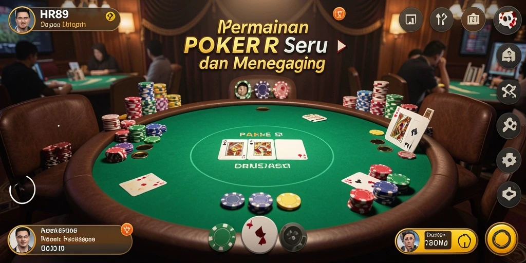 Tampilan menarik dari gameplay Poker di HR89 yang memikat.