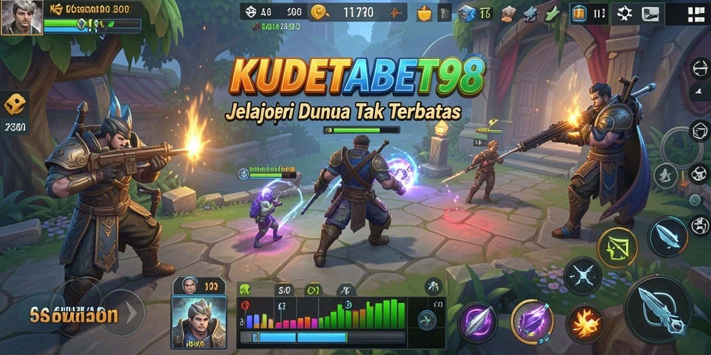 Screenshot menampilkan eksplorasi epik dalam KUDETABET98.