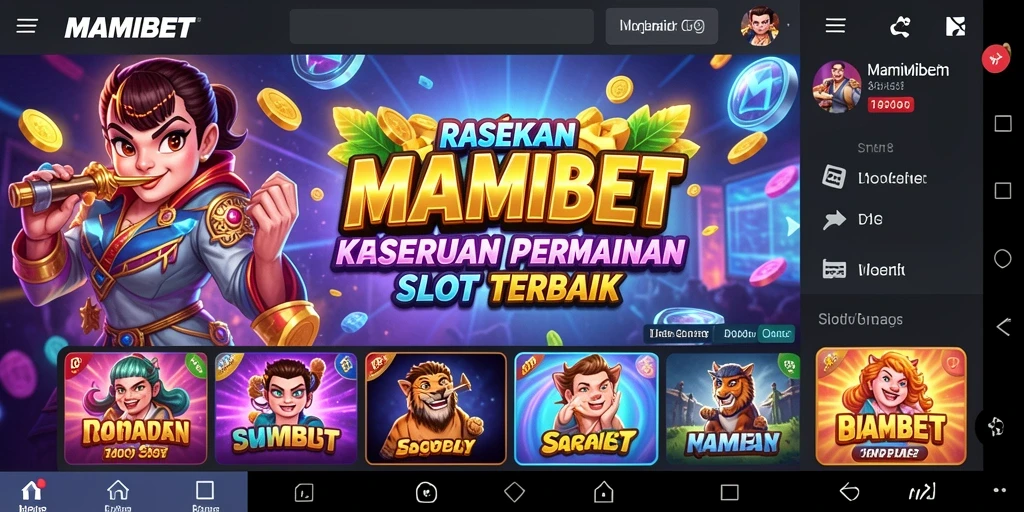 Gameplay MAMIBET yang seru dan mengasyikkan dalam permainan slot.