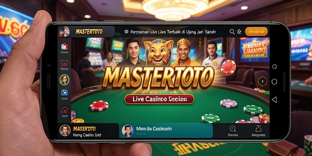 Tampilan gameplay MASTERTOTO yang mengesankan di Live Casino.