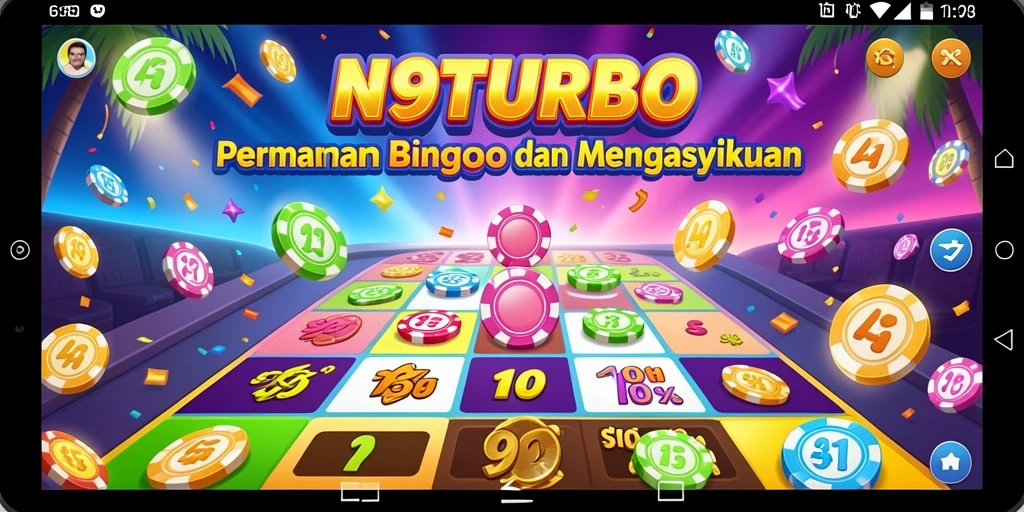 Gameplay menarik dari N9TURBO yang penuh dengan keseruan Bingo.