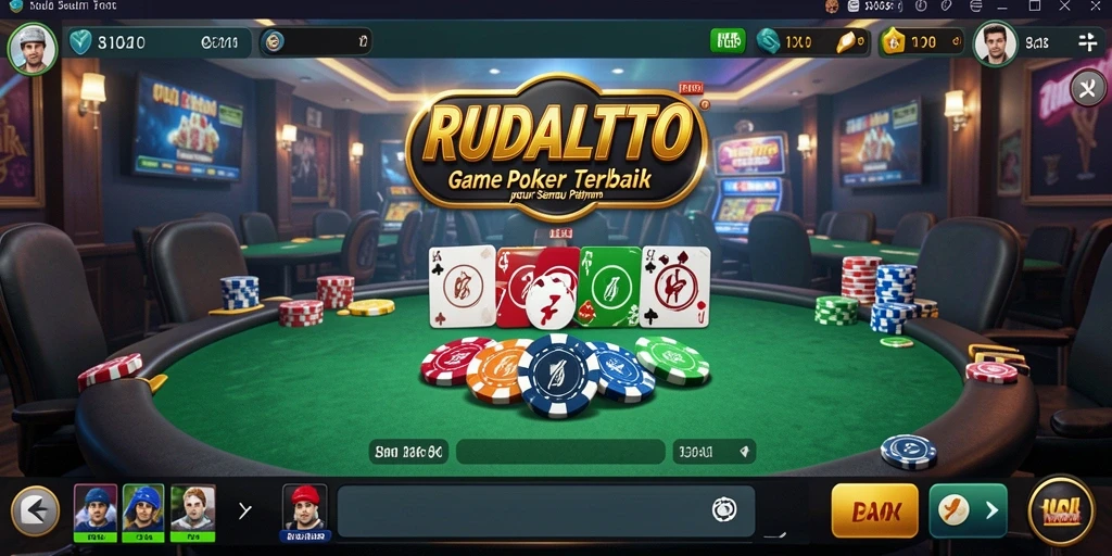 Gameplay seru dan kompetitif dalam RUDALTOTO Poker.