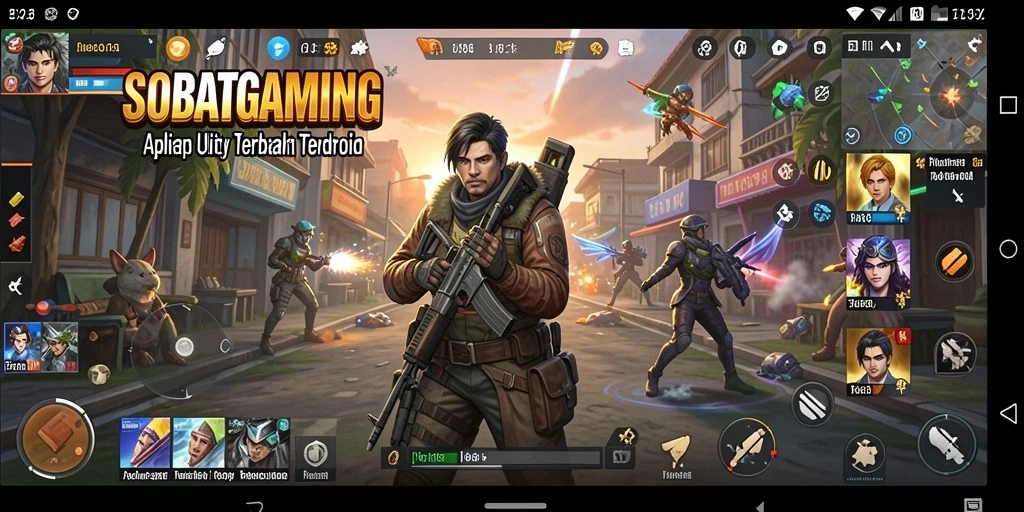 Tampilan utama SOBATGAMING dengan fitur pengelolaan utility.