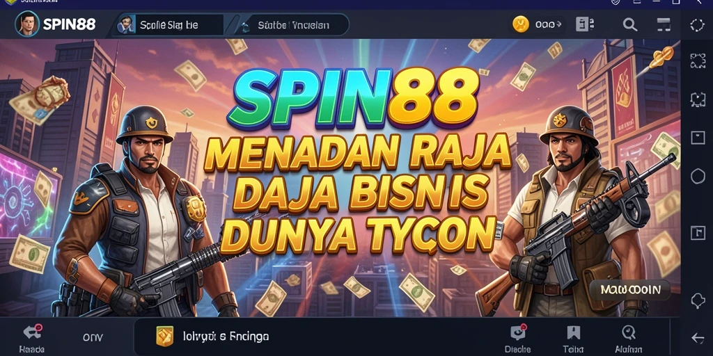 Tampilan gameplay SPIN88 yang menakjubkan dan penuh warna.